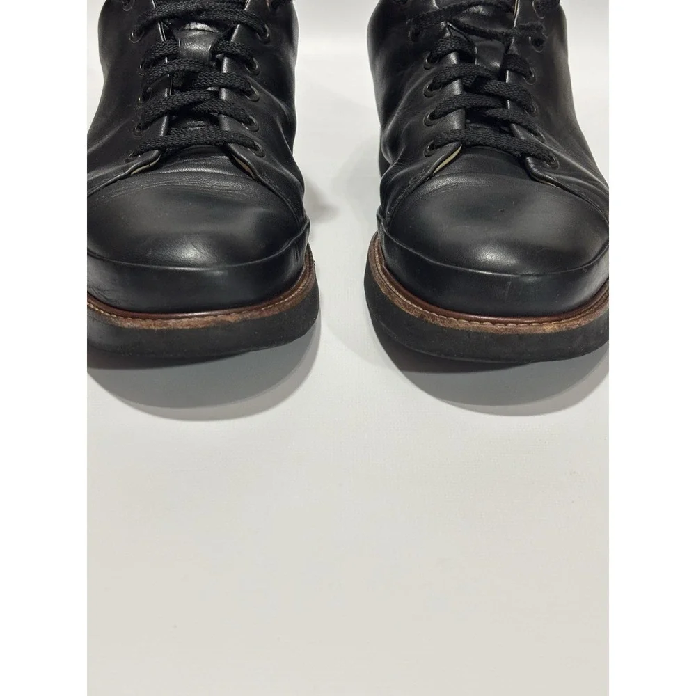 Samuel Hubbard Men's Sz11 DressFast Dress Sneaker Black Leather EU 44.5 Org $295